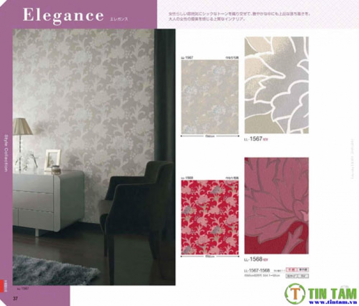 Giay dan tuong lilycolor q11, giay dan tuong dep, giay dan tuong cao cap, giấy dán tường đẹp, giấy dán tường cao cấp